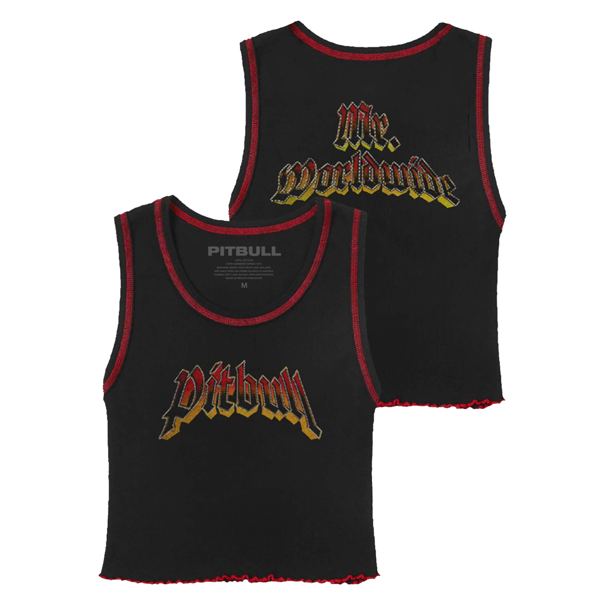 Mr. Worldwide Cropped Tank